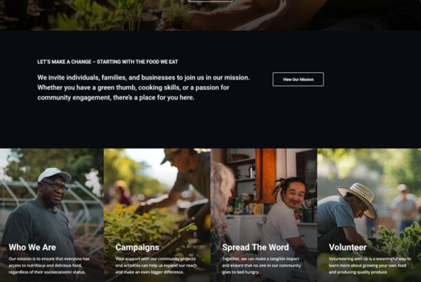 The Community Center website project